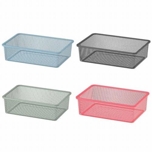 IKEA イケア メッシュ収納ボックス Sサイズ 42x30x10cm v0013