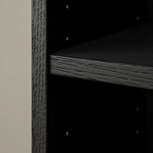 HIRO IKEA BILLY ビリー本棚, ブラック オーク調, Amazon｜IKEA/イケア BILLY/ビリー：本棚40x28x202 cm ブラック