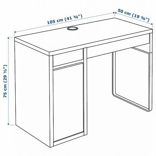 IKEA イケア デスク ホワイト ライトターコイズ 105x50cm IKEA イケア デスク ホワイト ライトターコイズ 105x50cm