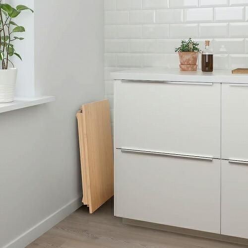 IKEA カフェテーブル 折りたたみ式 IKEA イケア コーヒーテーブル 折りたたみ式 竹 65x45cm