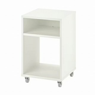 IKEA イケア ベッドサイドテーブル ホワイト 37x37cm m60488738 VIHALS ヴィーハルス 