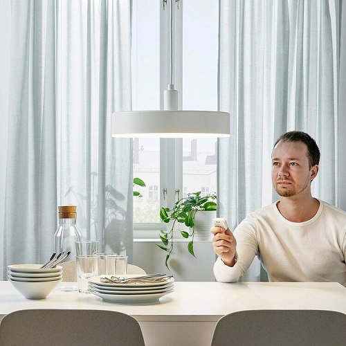 IKEA イケア LEDペンダントランプ ワイヤレス調光 ホワイト