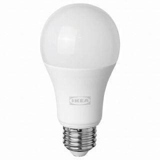 IKEA イケア LED電球 E26 1160ルーメン ワイヤレス調光 ホワイトスペクトラム 球形 オパールホワイト m00489750 TRADFRI トロードフリ 