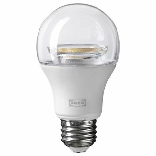 IKEA イケア LED電球 E26 810ルーメン ワイヤレス調光 ホワイトスペクトラム 球形 クリア m50489762 TRADFRI トロードフリ 