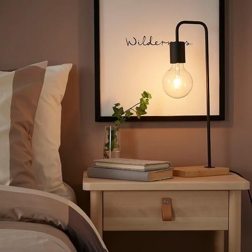 IKEA イケア テーブルランプ ブラック 竹 m50518415 TVARHAND ト IKEA イケア テーブルランプ ブラック 竹 m50518415 TVARHAND ト