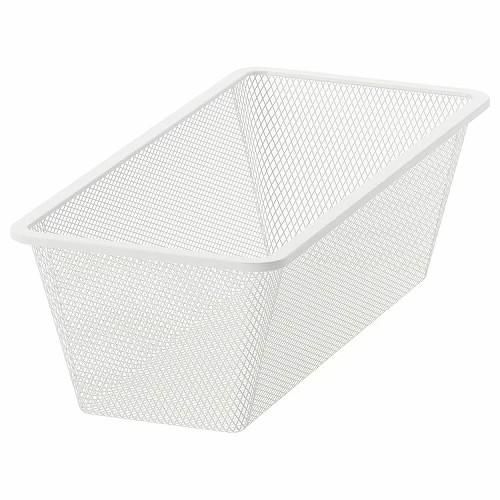 IKEA イケア メッシュバスケット ホワイト 25x51x15cm m40431309 IKEA イケア メッシュバスケット ホワイト 25x51x15cm m40431309
