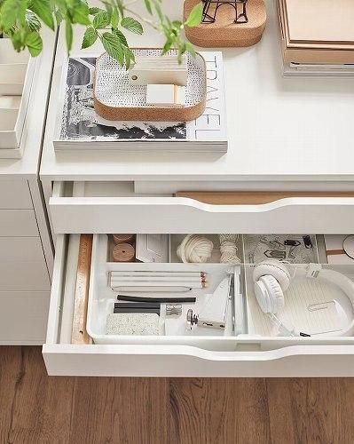 IKEA イケア 引き出しユニット キャスター付き ホワイト 67x66cm IKEA イケア 引き出しユニット キャスター付き ホワイト 67x66cm