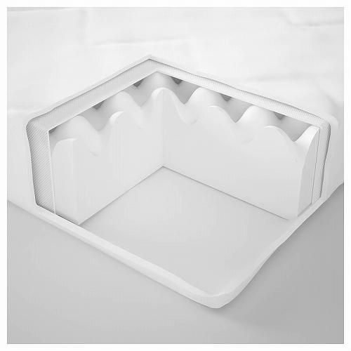 IKEA イケア フォームマットレス 子どもベッド用 ホワイト 白