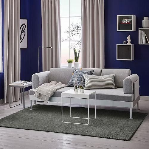 IKEA イケア ラグ パイル短 ライトグレー 170x240cm big60445937 IKEA イケア ラグ パイル短 ライトグレー 170x240cm big60445937