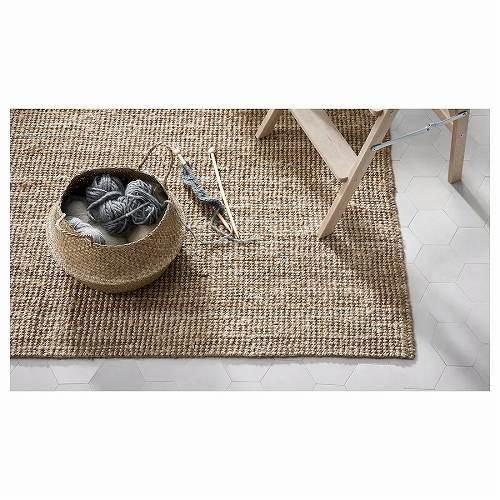 IKEA イケア ラグ 平織り ナチュラル 133x195cm big50511287 IKEA イケア ラグ 平織り ナチュラル 133x195cm big50511287