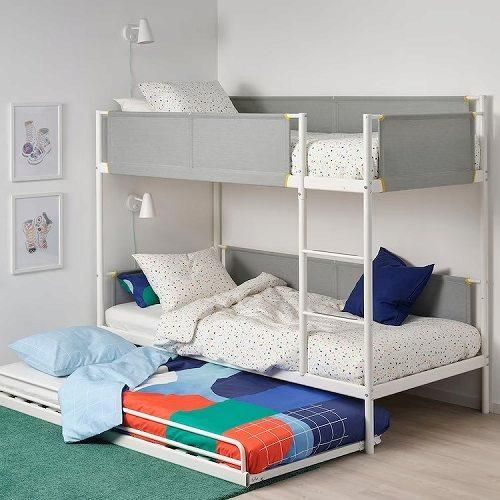 IKEA イケア アンダーベッド ホワイト 白90x200cm big90448326 IKEA イケア アンダーベッド ホワイト 白90x200cm big90448326