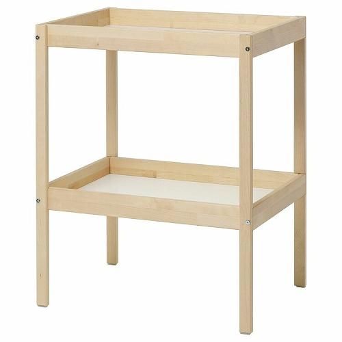 IKEA イケア おむつ替え台 ビーチ ホワイト 白72x53cm