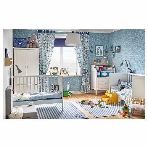 IKEA イケア ベビーベッド ホワイト 白60x120cm big00372156 IKEA イケア ベビーベッド ホワイト 白60x120cm big00372156