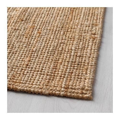 IKEA イケア ラグ 平織り ナチュラル 80x150cm 00307482 LOHALS