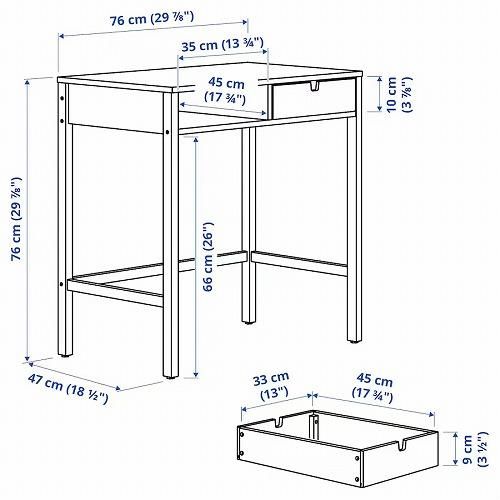 IKEA イケア ドレッシングテーブル 竹 76x47cm m00439473