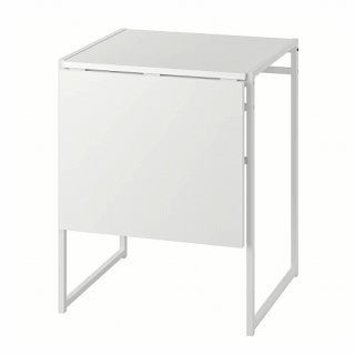 IKEA  ɥåץ꡼եơ֥ ۥ磻 4892x60cm m80160792 mUDDUS åǥ 