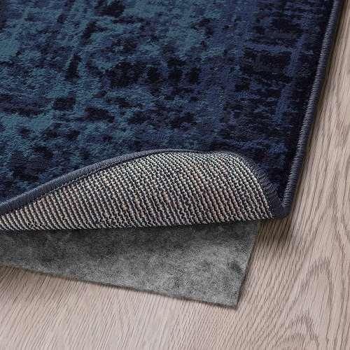 IKEA イケア ラグ パイル短 ダークブルー 青 170x230cm IKEA イケア ラグ パイル短 ダークブルー 青 170x230cm