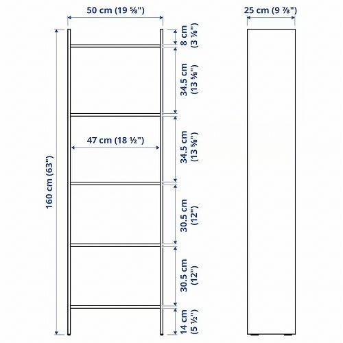【送料8600円込最低価格】組立済BAGGEBO本棚50x25x160cm白 送料8600円込最低価格】組立済BAGGEBO本棚50x25x160cm白 - メルカリ
