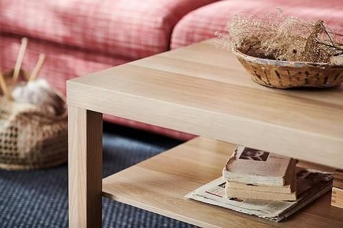IKEA イケア コーヒーテーブル ホワイトステインオーク調 IKEA イケア コーヒーテーブル ホワイトステインオーク調