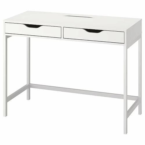 IKEA イケア デスク ホワイト 白 100x48cm big30473559 ALEX