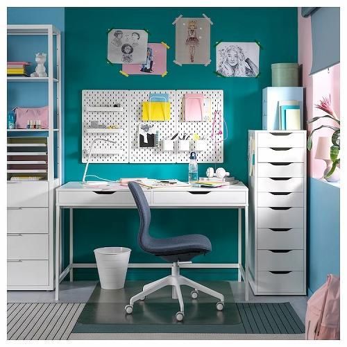 IKEA イケア デスク ホワイト 白 132x58cm big60483439 ALEX IKEA イケア デスク ホワイト 白 132x58cm big60483439 ALEX