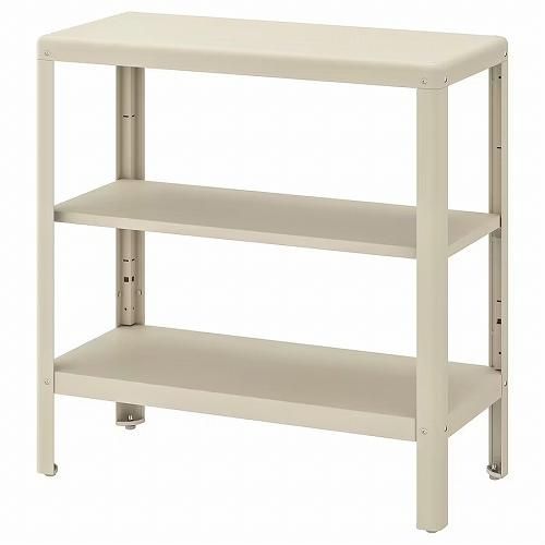 注目のブランド 室内 シェルフユニット イケア IKEA 屋外用 80x81cm ベージュ 木製ラック・ウッドラック