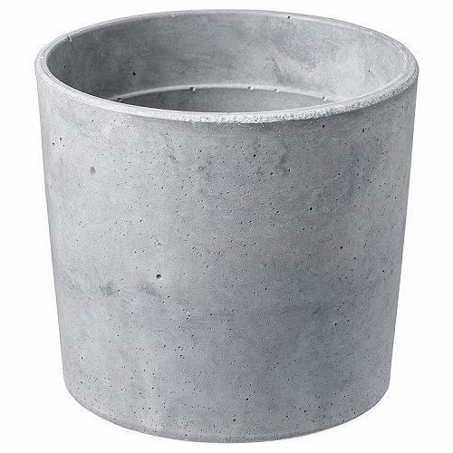 IKEA イケア 鉢カバー 4号 室内 屋外用 ライトグレー 12cm