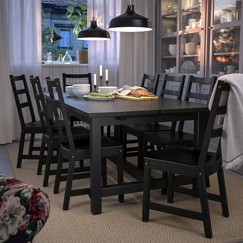IKEA イケア チェア ブラック 黒 big70369546 NORDVIKEN ノルド