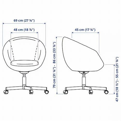 IKEA イケア 回転チェア イーサーネ ホワイト 白 big30402996 IKEA イケア 回転チェア イーサーネ ホワイト 白 big30402996