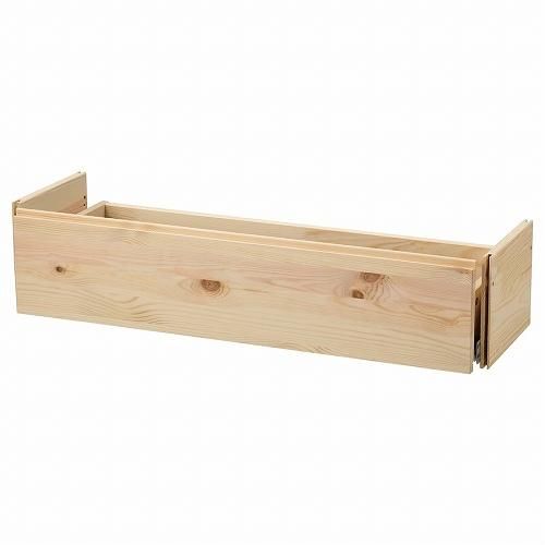 IKEA イケア 引き出し パイン材 80x30x18cm m90488906 IVAR