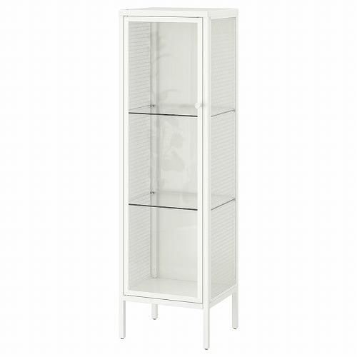 IKEA イケア キャビネット ガラス扉 メタル ホワイト 白 IKEA イケア キャビネット ガラス扉 メタル ホワイト 白
