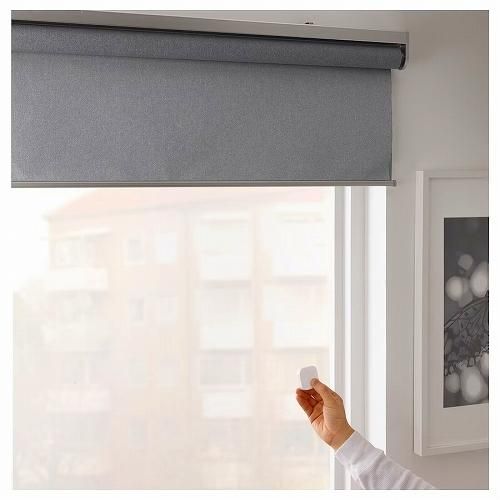 IKEA イケア 遮光ローラーブラインド ワイヤレス 電池式 グレー IKEA イケア 遮光ローラーブラインド ワイヤレス 電池式 グレー