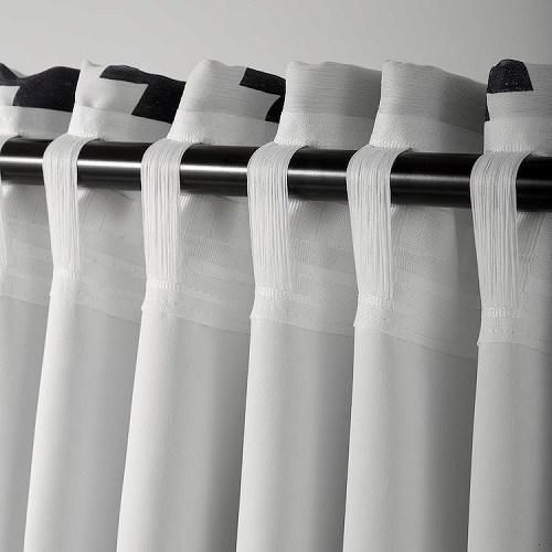 IKEA イケア 遮光カーテン（わずかに透光） 1組 ブラック 145x250cm