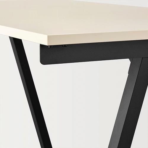 IKEA トロッテン デスク, ベージュ/チャコール, 120x70cm TROTTEN トロッテン デスク, ベージュ/チャコール, 120x70 cm - IKEA