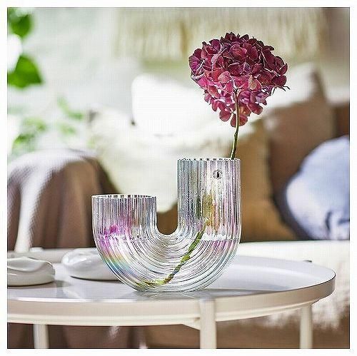花入れ（花瓶） IKEA イケア 花瓶 マザーオブパール 20cm m00537671 RAFFELBJORK