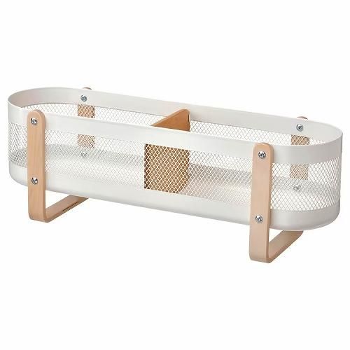 IKEA イケア デスクオーガナイザー ホワイト 50x16x17cm IKEA イケア デスクオーガナイザー ホワイト 50x16x17cm