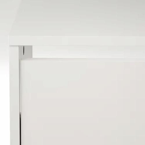 IKEA イケア シューズボックス2段 ホワイト 49x28x93cm