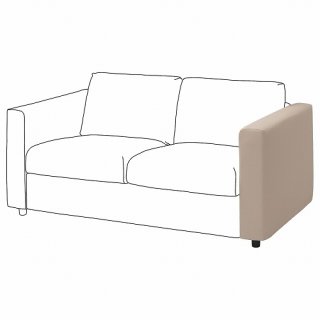 【カバーのみ】IKEA イケア カバー アームレスト用 ハーラルプ ベージュ m20496108 VIMLE ヴィムレ 