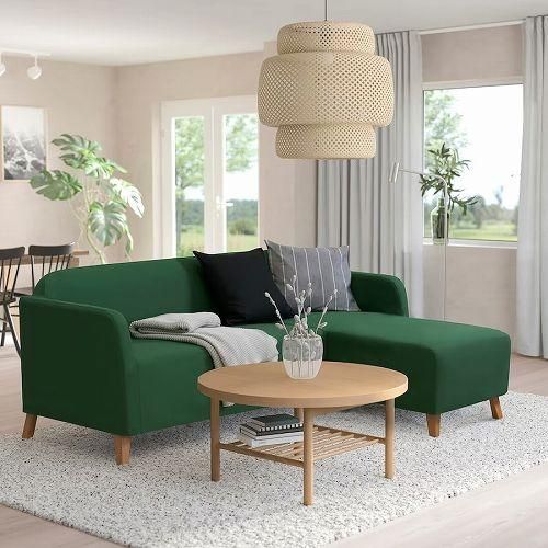 IKEA 3人掛けカウチソファ (ブラック) (IKEA カウチソファ IKEA 3人掛けカウチソファ (ブラック) (IKEA カウチソファ