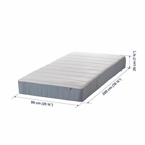 IKEA HAFSLO マットレス 90x200 cm HAFSLO spring mattress hard / beige 90x200 cm (802.444.76