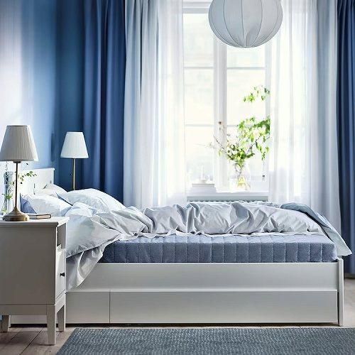 IKEA イケア ボンネルコイルマットレス ダブル かため ライト IKEA イケア ボンネルコイルマットレス ダブル かため ライト