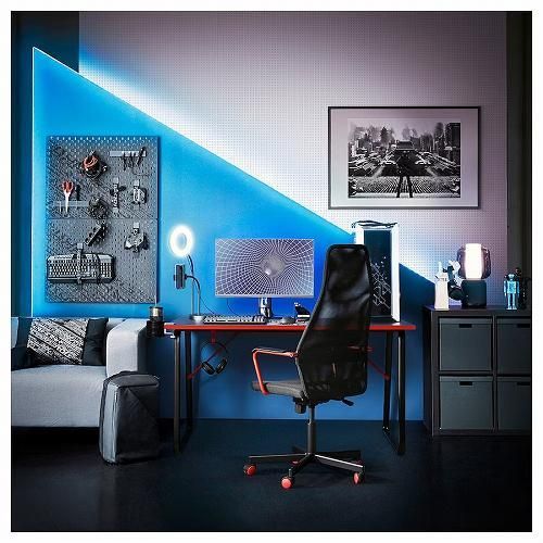 IKEA イケア ゲーミングデスク ブラック 140x80cm big70540627 IKEA イケア ゲーミングデスク ブラック 140x80cm big70540627