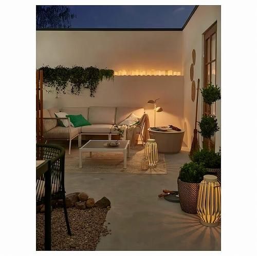IKEA イケア 1人掛けソファ 屋外用 ホワイト ベージュ m90511186 IKEA イケア 1人掛けソファ 屋外用 ホワイト ベージュ m90511186