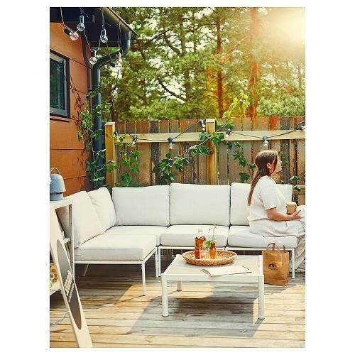 IKEA イケア セーゲローン コーヒーテーブル 屋外用 ホワイト