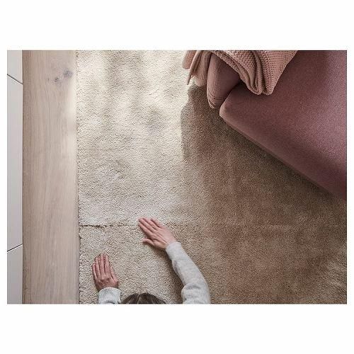 IKEA イケア ラグ パイル短 オフホワイト 170x240cm big00425536 IKEA イケア ラグ パイル短 オフホワイト 170x240cm big00425536