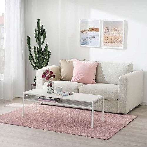 IKEA イケア ラグ パイル短 ペールピンク 133x195cm big00492615
