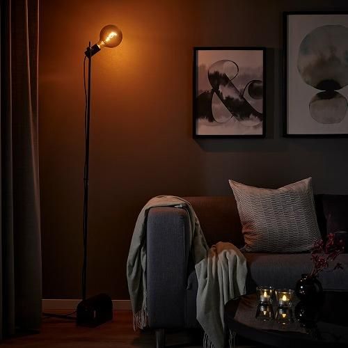 IKEA イケア フロアランプ ブラック m60556497 HARSLINGA IKEA イケア フロアランプ ブラック m60556497 HARSLINGA