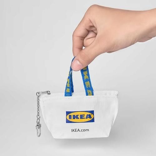 IKEA イケア バッグ S ホワイト 9x7cm m20560514 KNOLIG クノーリグ