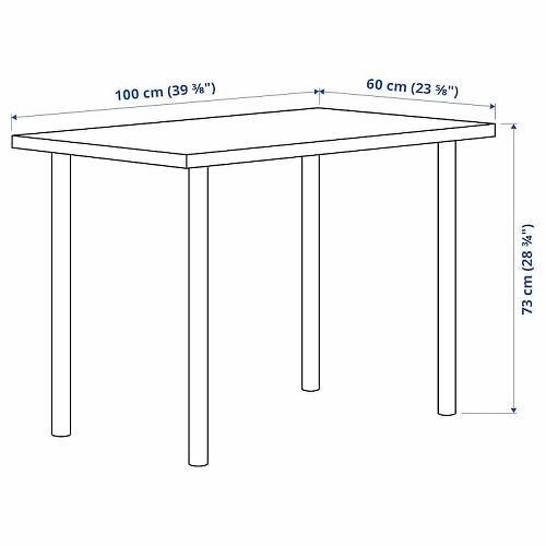セット商品】IKEA イケア デスク ダークグレー ブラック