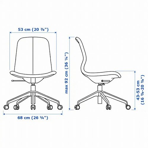 セット商品】IKEA イケア 会議用チェア グンナレド ダークグレー